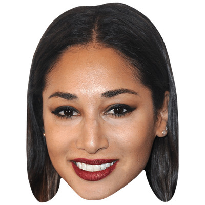 Meaghan Rath (Lächeln) Großer Kopf. Größer als das Leben Maske.