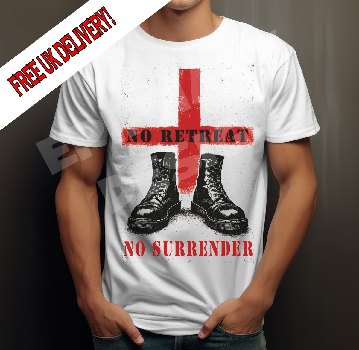 Cravatta Con La Bandiera Di San Giorgio – Boutique Online - Foto 8