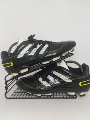 Adidas UK Größe 9,5 Predator Absolado X Fußballschuhe F/G schwarz/weiß Modell 2011