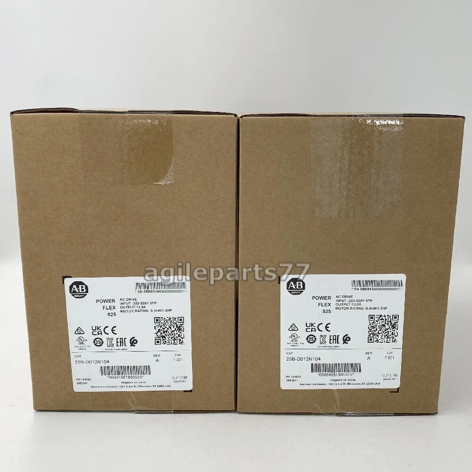 NEW Factory Sealed 25B-D013N104 AB PowerFlex 525 5.5kW 7.5Hp AC Drive - Image 2 of 3