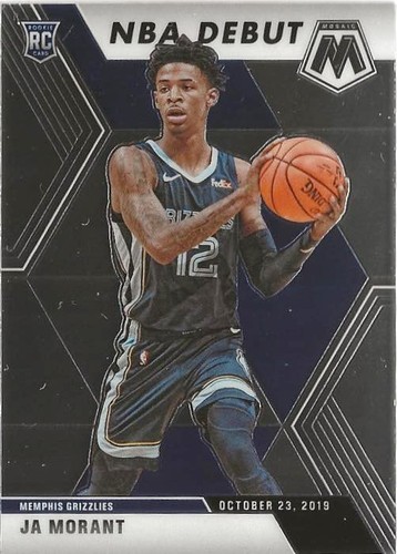 2019-20 Panini Mosaic Ja Morant RC Rookie Portland Trailblazers
