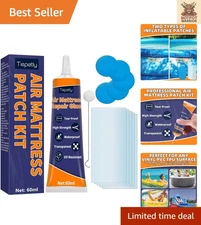 Quick & Easy Air Mattress Repair Kit - Waterproof Patches for All Inflatables