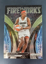 2022 Panini Prizm WNBA Erica Wheeler #2 Fireworks Atlanta Dream Insert