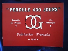 Claude Grivolas 1910 400 Day / Anniversary Clock Catalog Reprint