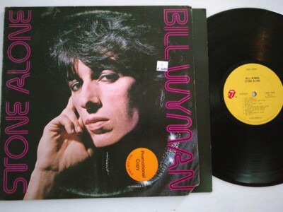 BILL WYMAN LP STONE ALONE 1976 ROLLING STONES COC 79103 1ST PRESSWELL PROMO 