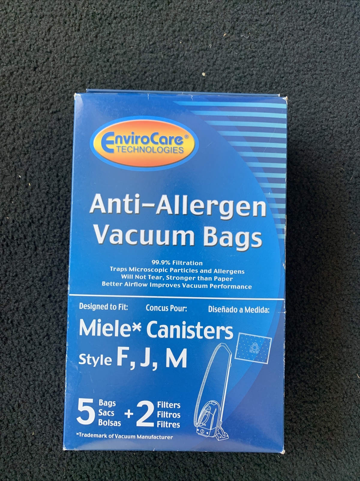 EnviroCare Sacchetti Allergeni Sacchetti Filtro Per Aspirapolvere Miele, Tipo FJM, Per Allergeni, Compatibili Con Molti Modelli (S500, S300, Ecc.) Sacchetti Miele Per Serie S500 - Foto 4