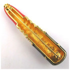 KJL KENNETH J. LANE Enamel and Crystal Large Lipstick Pin — photo 10