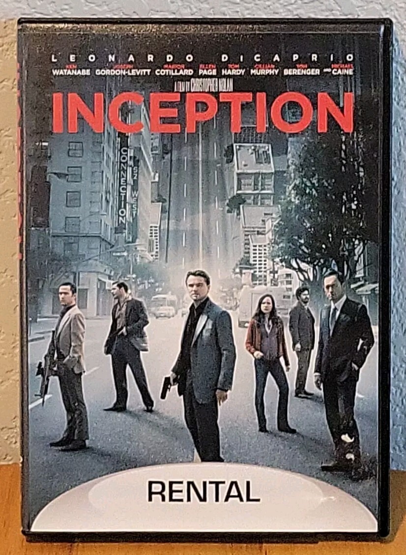 Inception - DVD - Leonardo DiCaprio Former Rental | eBay