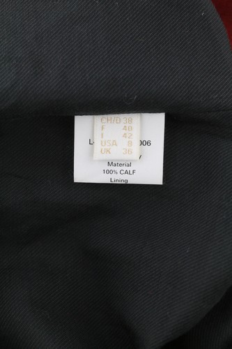 Bally Donna US8 Marrone Originale Polpaccio pelle Camoscio Foderato con Tasche - Foto 8 di 15