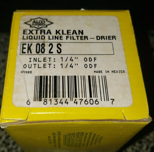 Alco ControlsExtra Klean EK-082S 1/4" ODF Liquid Line Filter Drier Made in USA