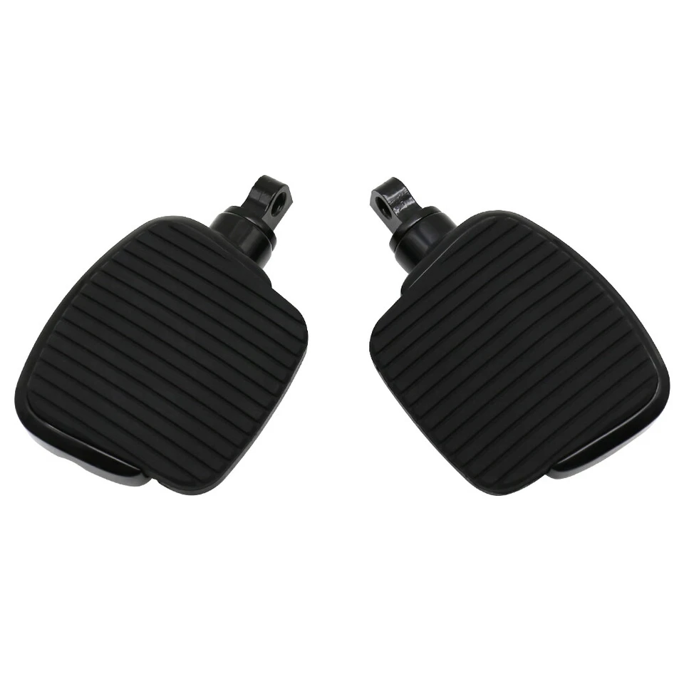 10mm Black Footpeg Pedal Passenger Rear Rider For Harley Dyna Street Bob FXDB US - Image 3 of 4