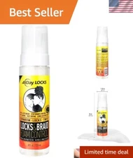 Frizz-Control Braid Mousse - Lightweight Hold & Shine for Braids & Locks | 8 oz