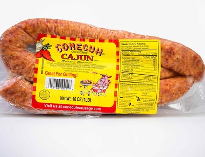 Conecuh Cajun Smoked Sausage 16 Oz (4 Pack)