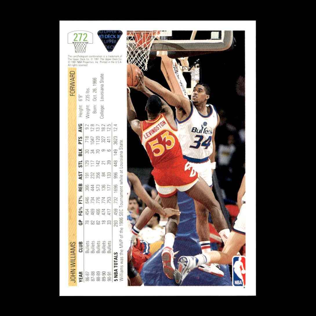 Micheal Williams 1991-92 Upper Deck Minnesota Timberwolves #272