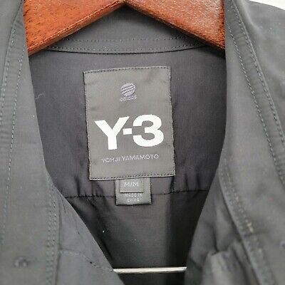 Reunir pago Probar Adidas Y-3 Yohji Yamamoto Black Jacket Mens Sz M EUC | eBay