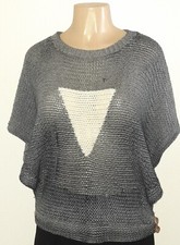 Knit Works Gray Open Sides Sweater Size M