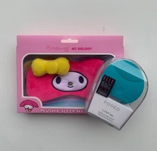 New Open Box FOREO Luna Mini Sonic Facial Cleansing Device + Plushie Sleep Mask