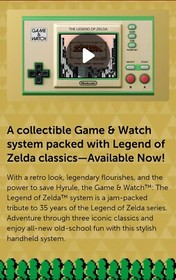 Nintendo Game & Watch: The Legend of Zelda - WORLDWIDE SHIPPING!!