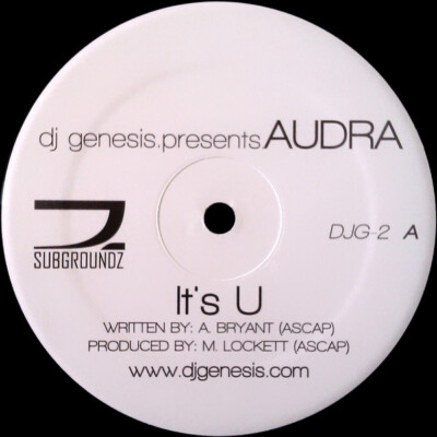 DJ Genesis - It's U / Hush (12'') (Very Good Plus (VG+)) - 1183977667
