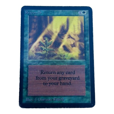 mtg cards like regrowth Magic the Gathering [003] UNLIMITED EDITION Single Card