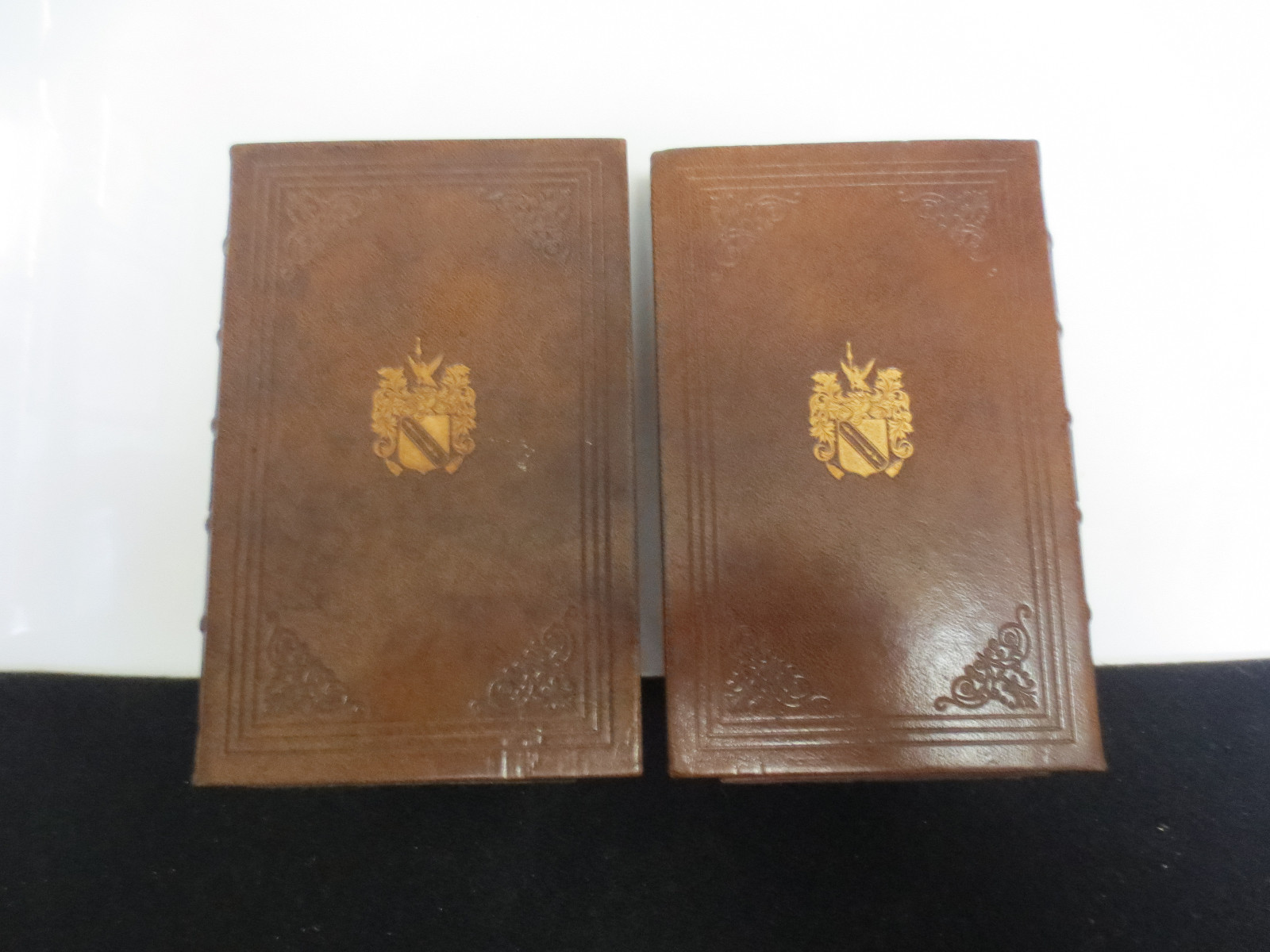 FINE ARTHUR HERTZBERG & CRAFTSMEN LEATHER BOUND"BRITISH POETS" ART DECO BOOKENDS eBay