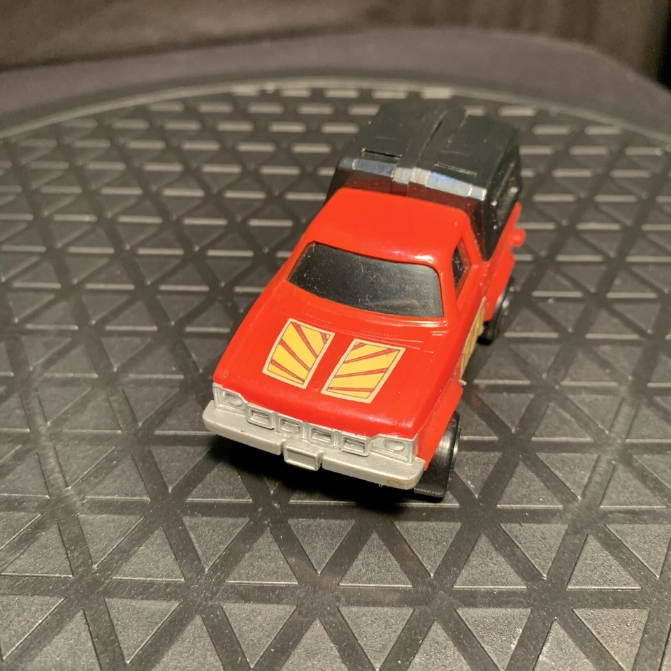 Vintage 1984 Remco Zybots Red Explorer Truck w/ Camper Transforming Robot - Image 3 of 4