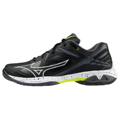 MIZUNO Wave Claw 3 WIDE Badminton 71GA2444 Black x White x Yellow
