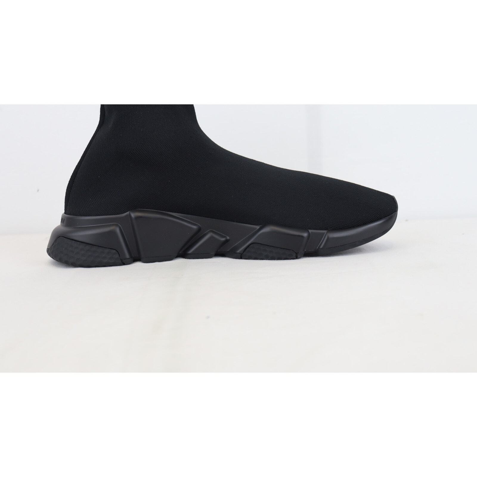 Balenciaga  Knit Graffiti Sole Speed LT Graffiti Sneakers in Black , BNIB 45 image 7