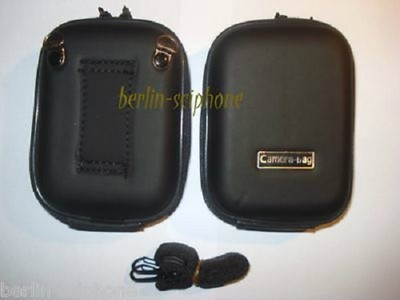 Tasche Case Hartschalen PVC Gürtel Etui Digitalkamera Digital Kamera Camera bag 