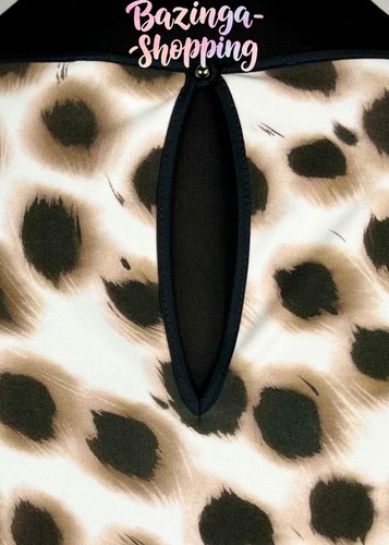 🌿 Extravagantes Designer Kleid Marc Cain creme schwarz Leo modern chic N4 🌿 - Bild 10 von 10