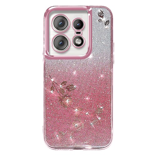 For Motorola Edge 50 Pro, Phone Case Luxury Bling Glitter Clear Cover Shockproof - Picture 6 of 12