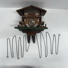 Vintage Edelweiss Lador Switzerland Cuckoo Clock Parts Only
