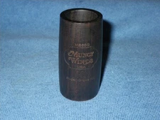 MUNCY WINDS MB65G RINGLESS 65mm BARREL for Bb SOPRANO CLARINET - VGC, NO CRACKS!