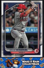 Nolan Schanuel 2024 Bowman #81 Los Angeles Angels Rookie RC