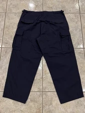 Mens Large Short Tru Spec Pants Cargo Dark Navy BDU Tactical Utility USA MADE
