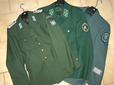 Lotto 3 Giacche Uniformi Germania Ovest Bundesgrenzschutz/Polizia
