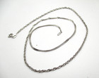 14K White Gold Singapore Chain Necklace 18" 2.5 Gr [N145] — photo 4
