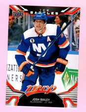 2022-23 U.D. MVP Ice Battles #179 Josh Bailey - New York Islanders