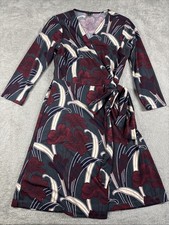 Ann Taylor Floral Wrap Midi Dress Size 2