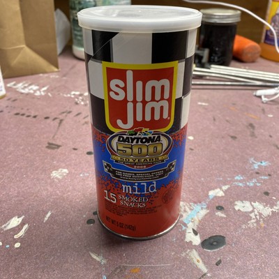 NASCAR Slim Jim 08  50 Years Of Daytona Great American Race. Empty Container.
