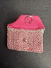 Barbie Romantic Ruffles #1871 Pink Silver Purse Clutch Accessory Vintage 1969