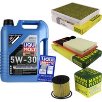 Inspektionspaket 5L Liqui Moly Longtime 5W-30 FüR Skoda Roomster 1.6 Fabia II