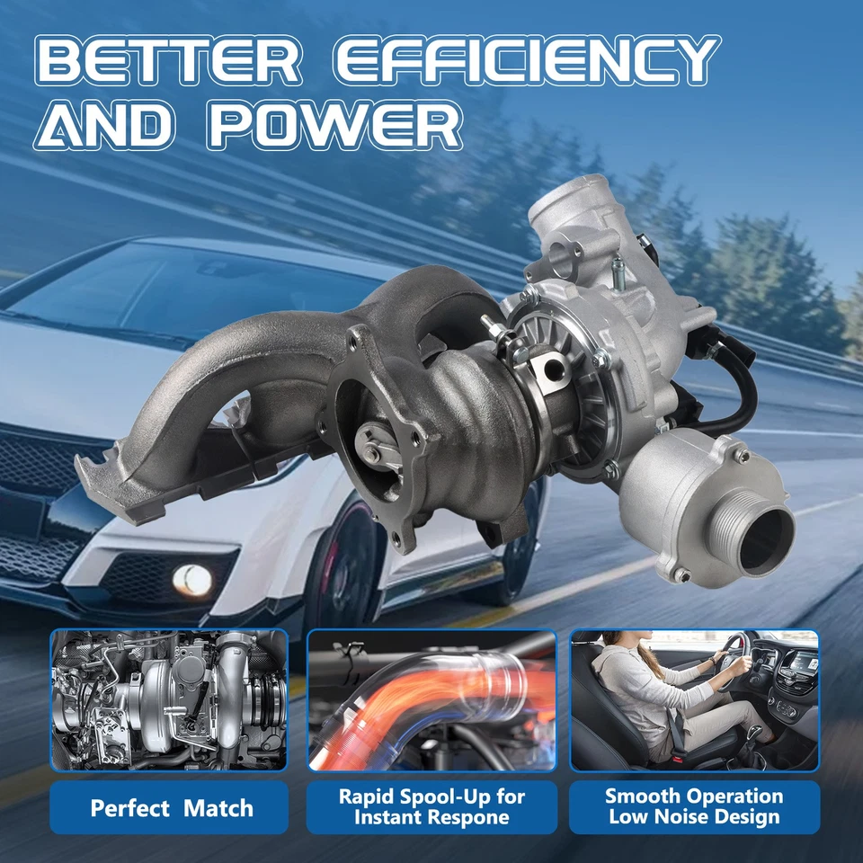 NEW Turbo 06H145702 For 2009-2017 AUDI A4 A5 A6 Quattro Q5 allroad VW 2.0T US Foto 3 de 4