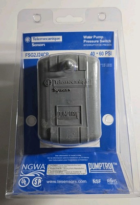 #ad TELEMECANIQUE FSG2J24CP GROUND WATER PUMP PRESSURE SWITCH 40 to 60 PSI PUMPTROL $27.66