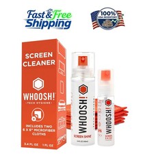 Streak-Free Screen Shine Duo XL - Essential Cleaner and Cloth Kit, 3.4  1 fl oz