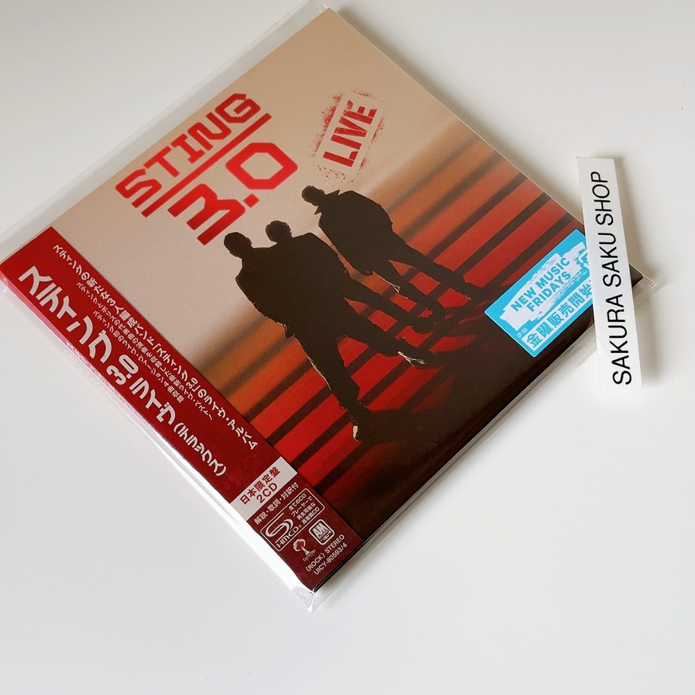 Sting 3.0 Live Limited Edition 2SHM-CD Japan Deluxe Version
