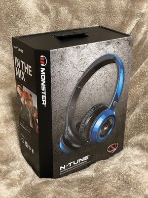 Monster NCredible N-Tune Noise Isolating Headband Headphones - Blue