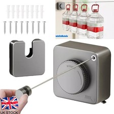 4.2m Retractable Clothesline Stainless Wire Hanging Clothes Line Balcony Laundry
