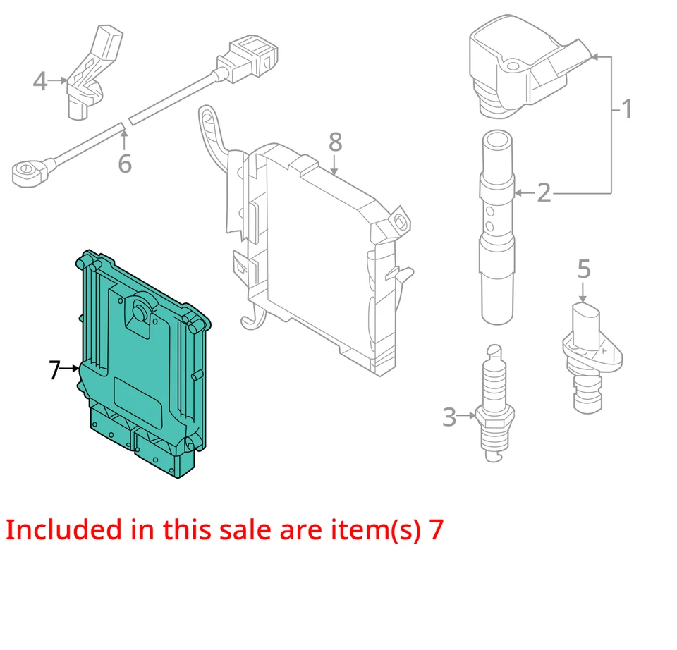 2018 2019 2020 A5 AUDI COUPE ENGINE ECM , 8W0906259J        Foto 3 de 4