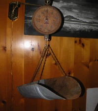 Vintage 20 Lb Antique PENN SCALE MFG. CO. INC. Hanging General Store Scale Oldie